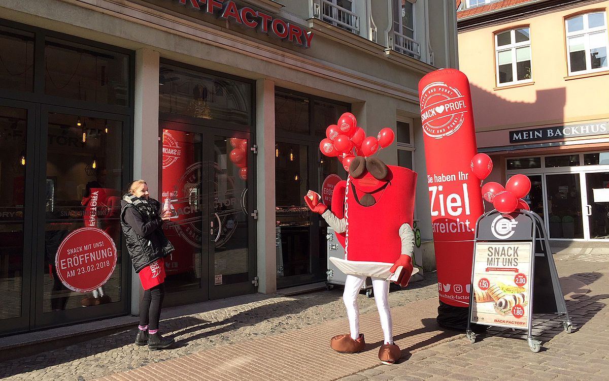 Back-Factory feiert als Snack-Profi in Stralsund große Wiedereröffnung